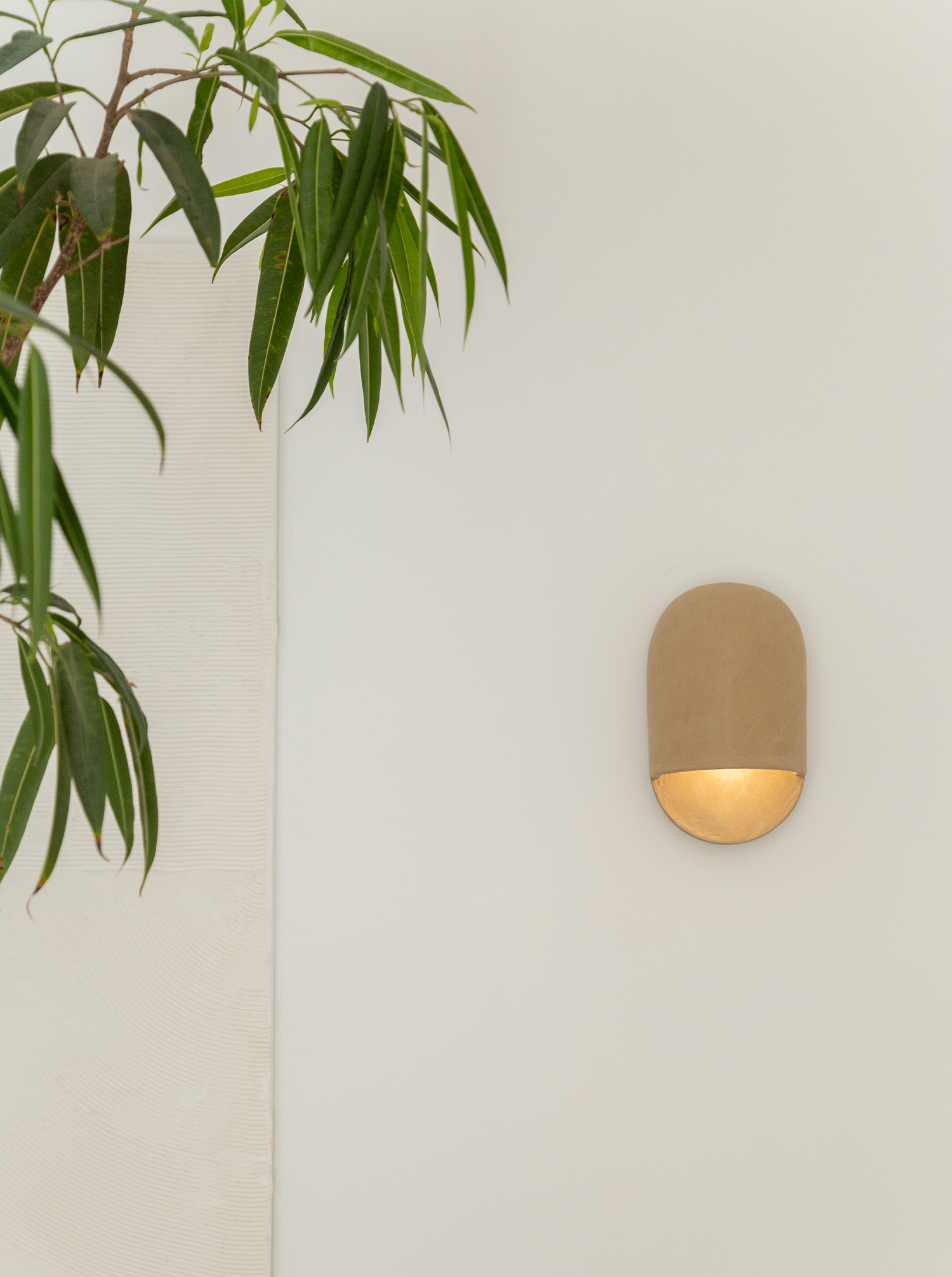 Tera Sconce - Lime Plaster