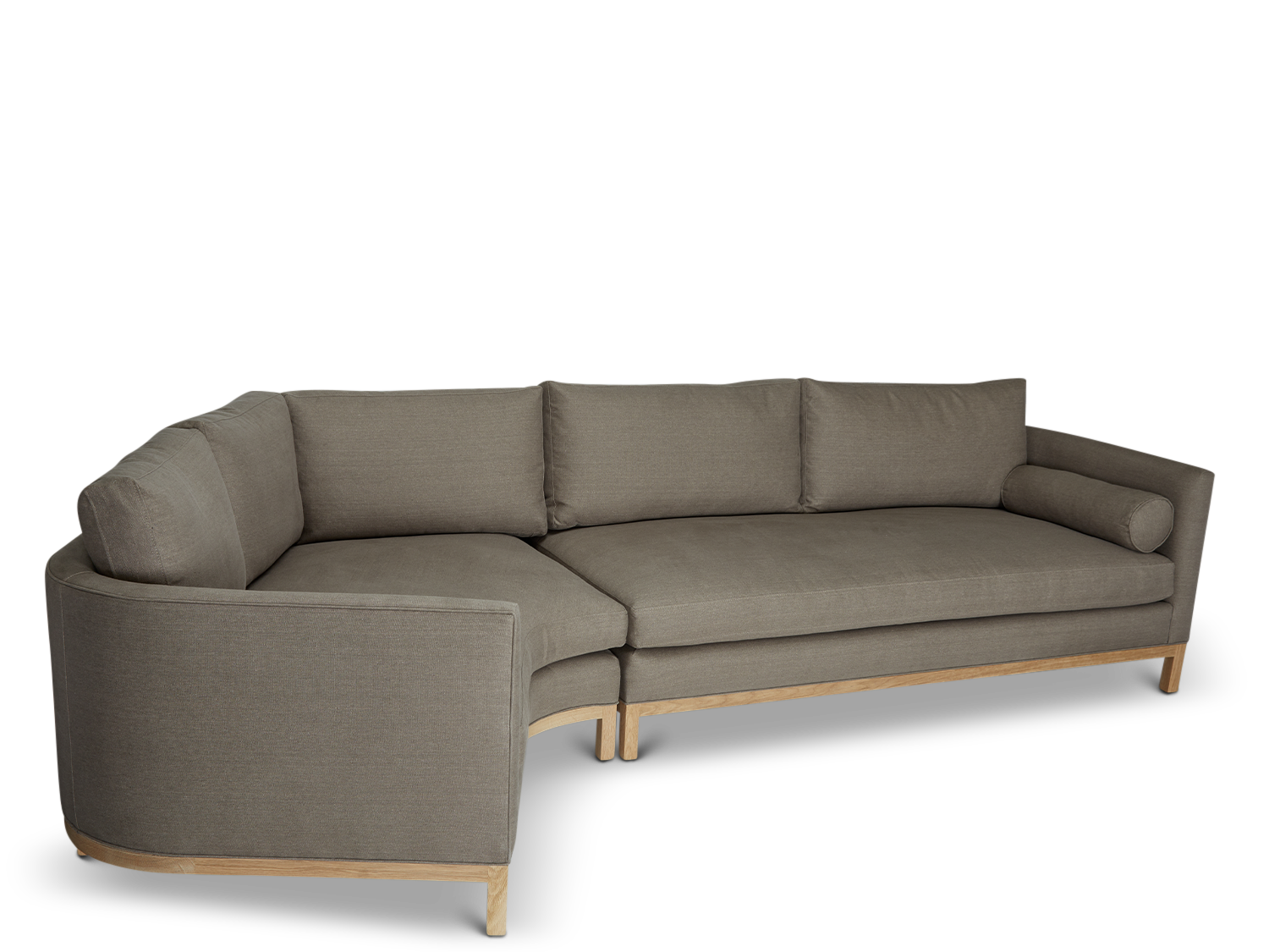 Curved Back Sectional