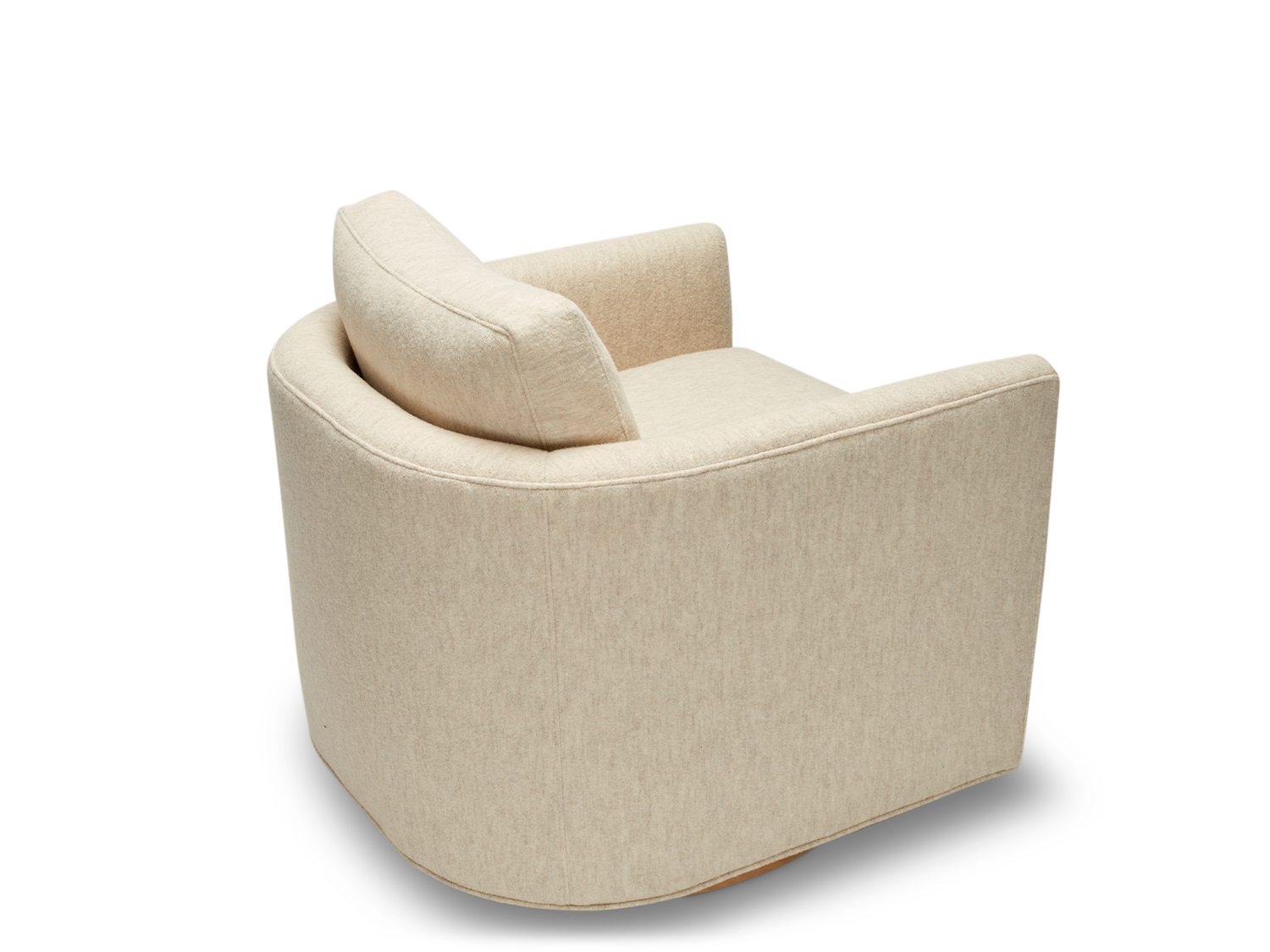 Curved Back Swivel Chair