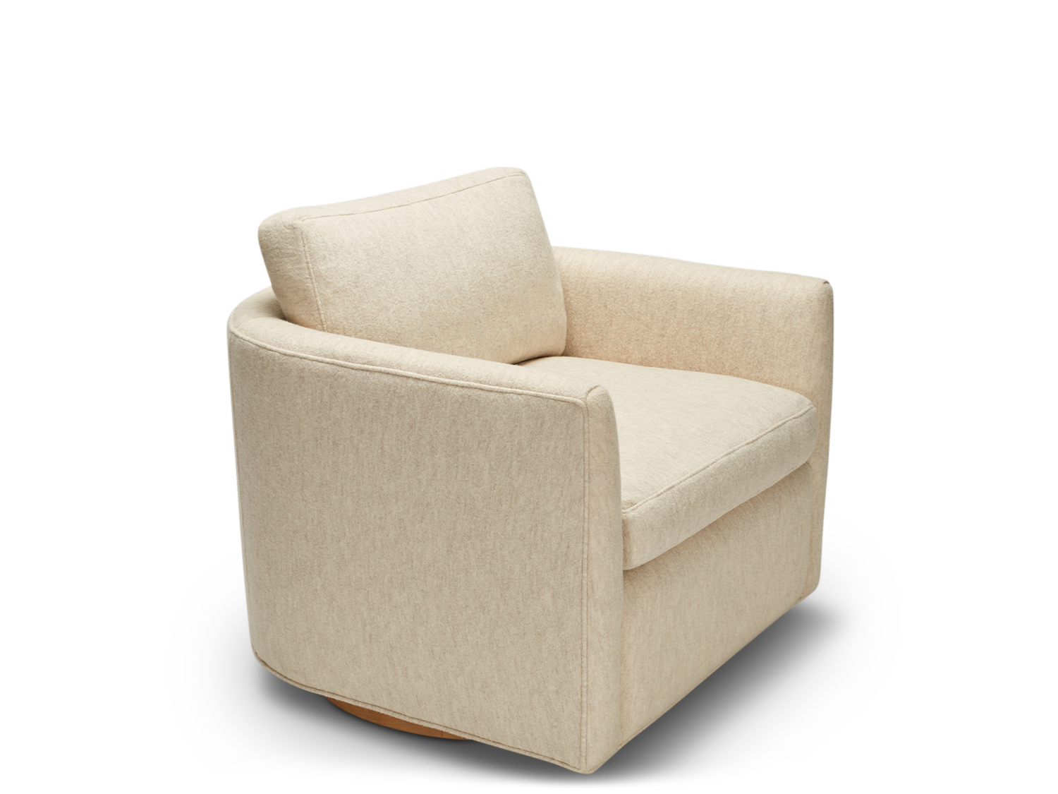 Curved Back Swivel Chair