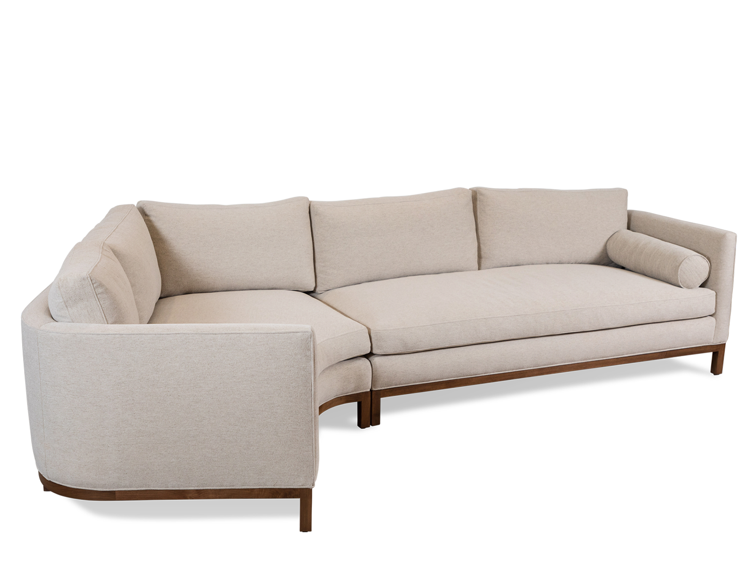 Curved Back Sectional