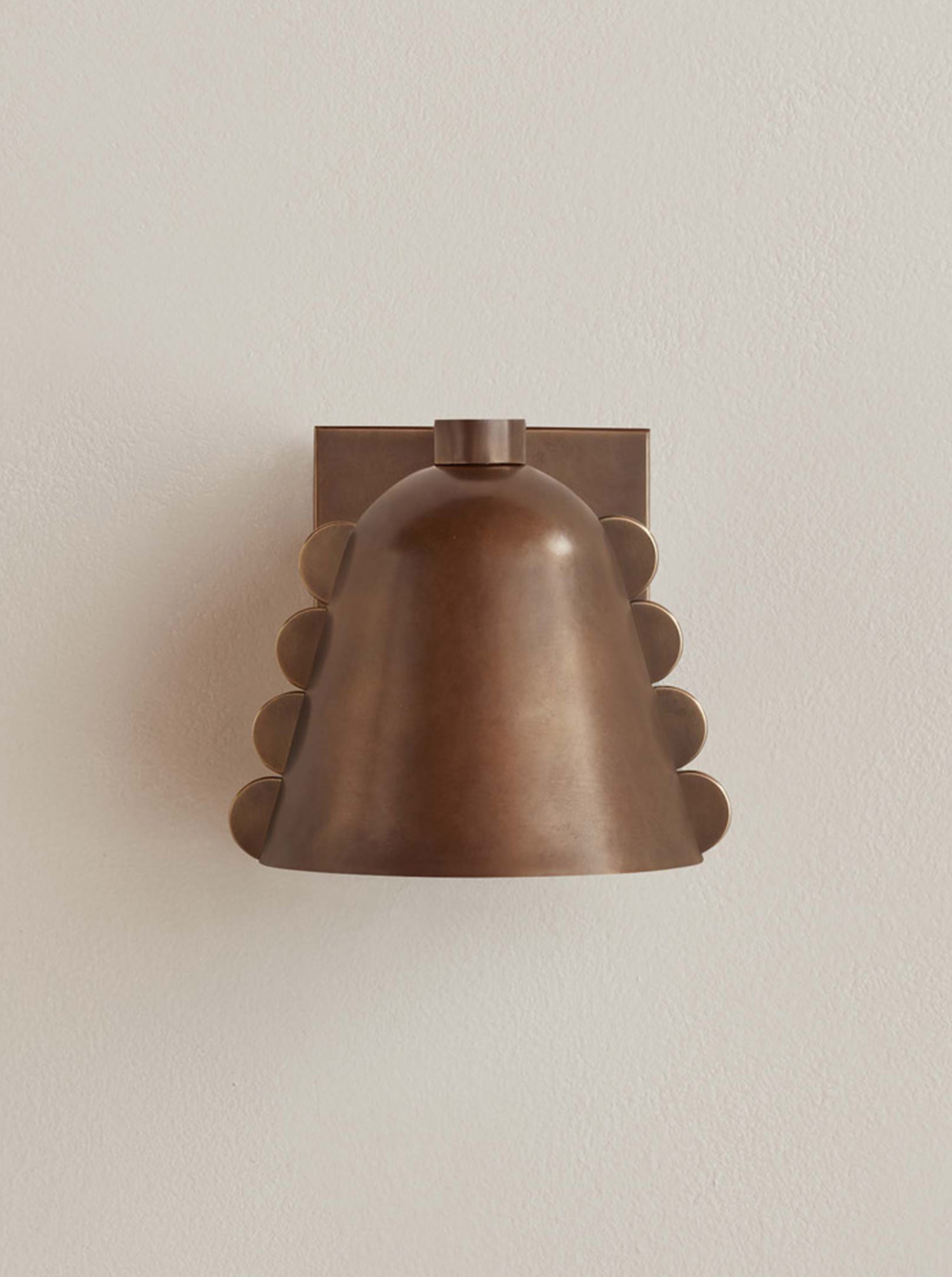 Brass Calla Sconce Small