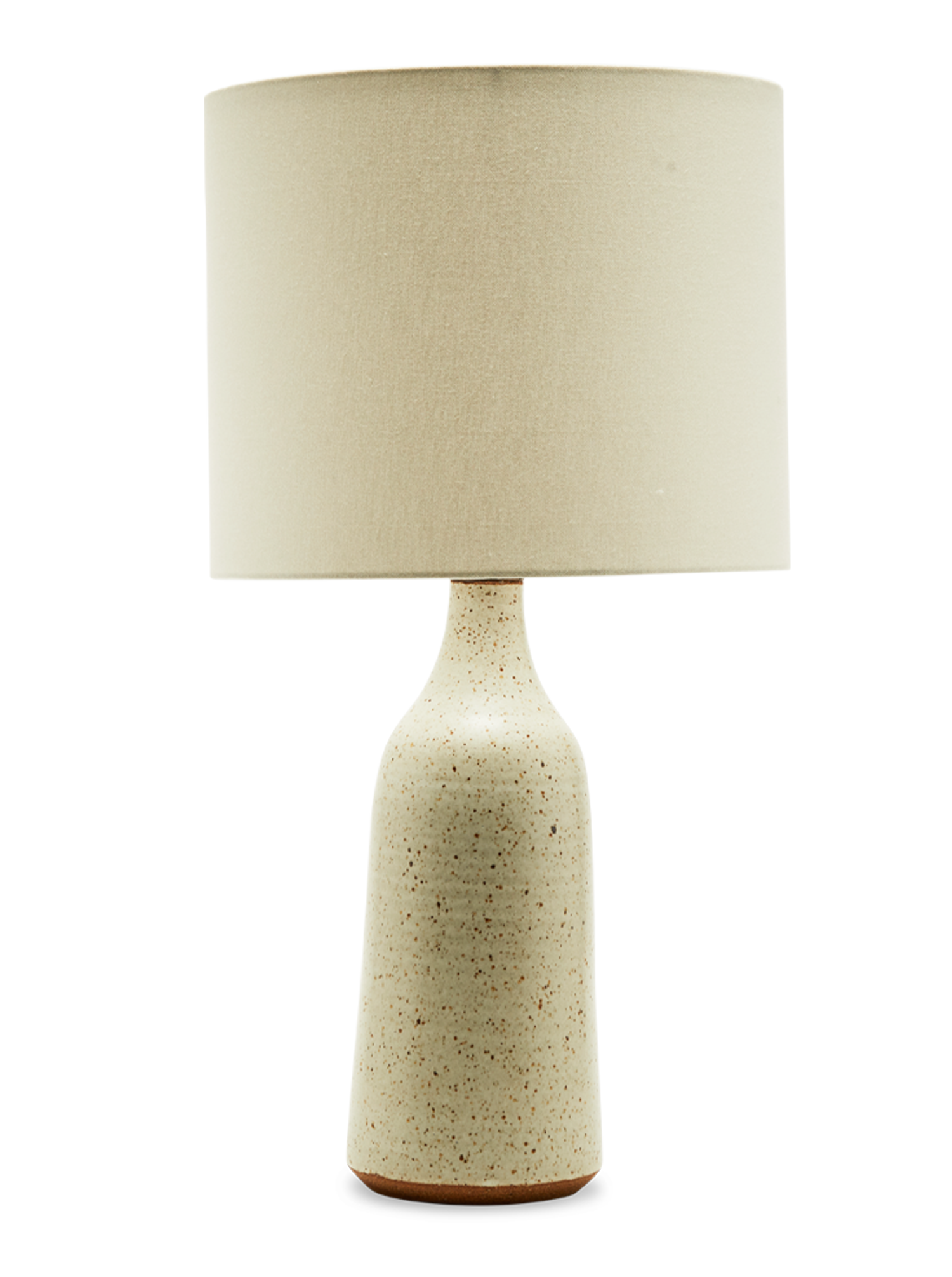 Large Bottle Lamp - Mottled Ivory