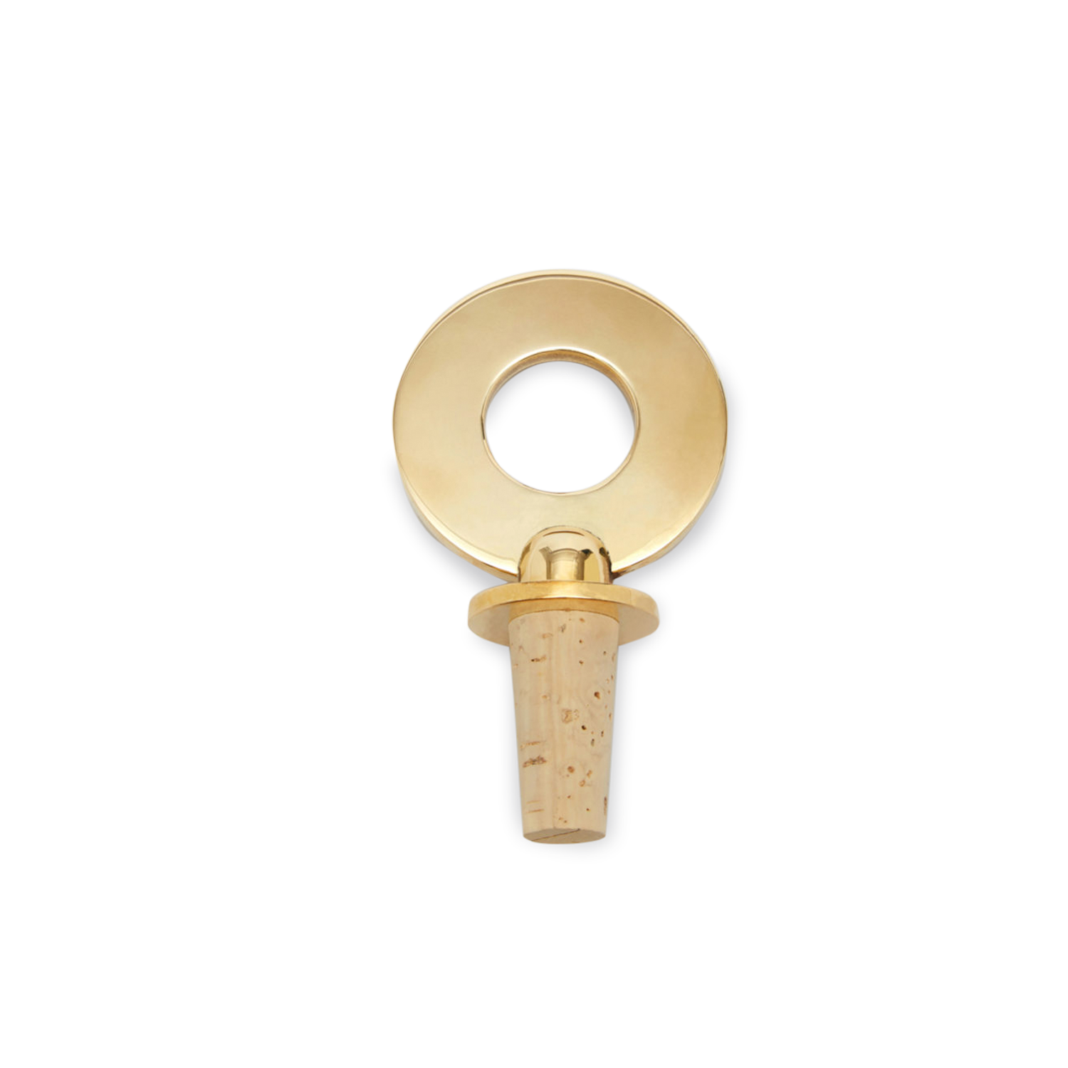 #5971-1 Brass Ring Wine Stopper