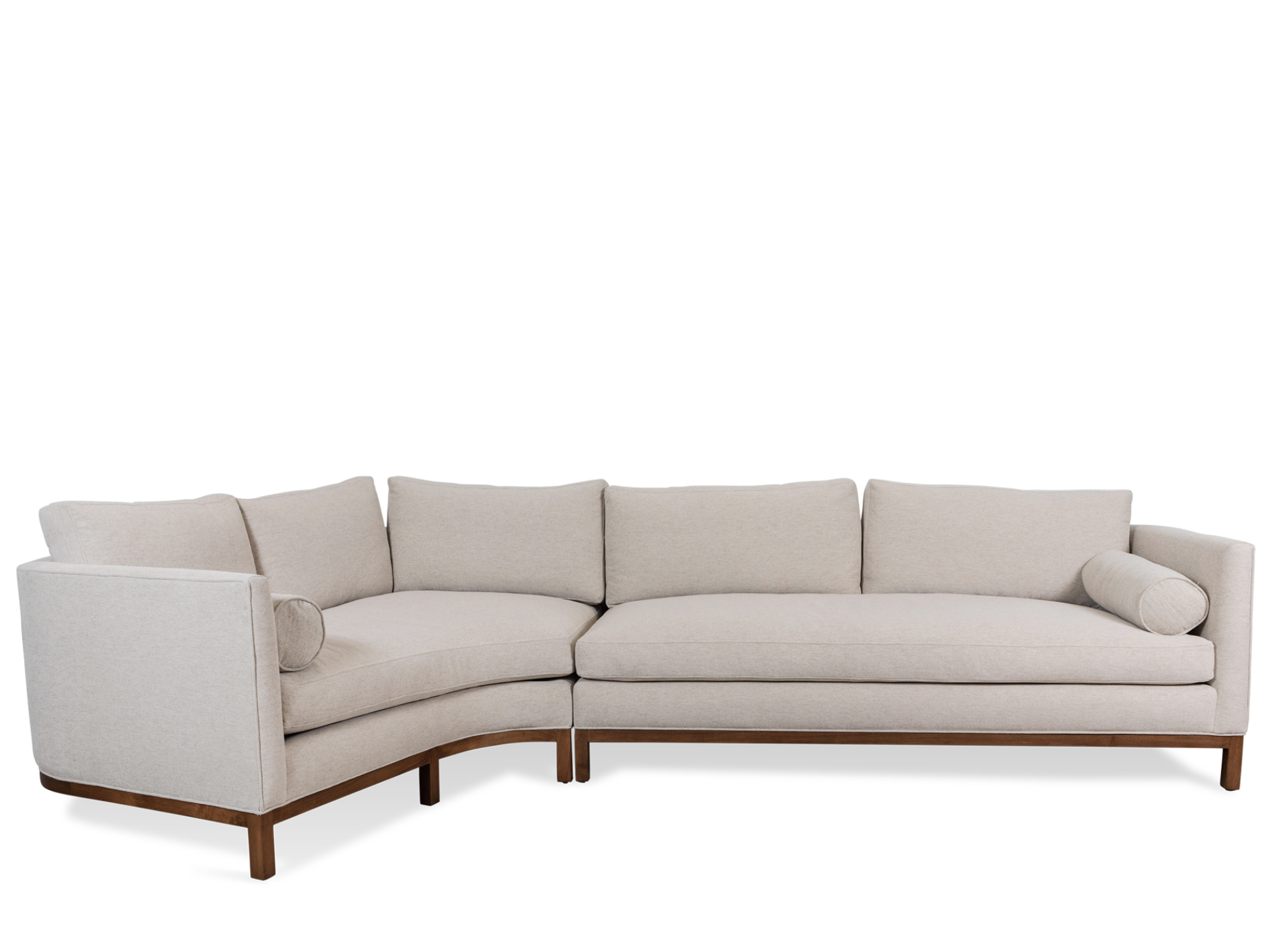 Curved Back Sectional