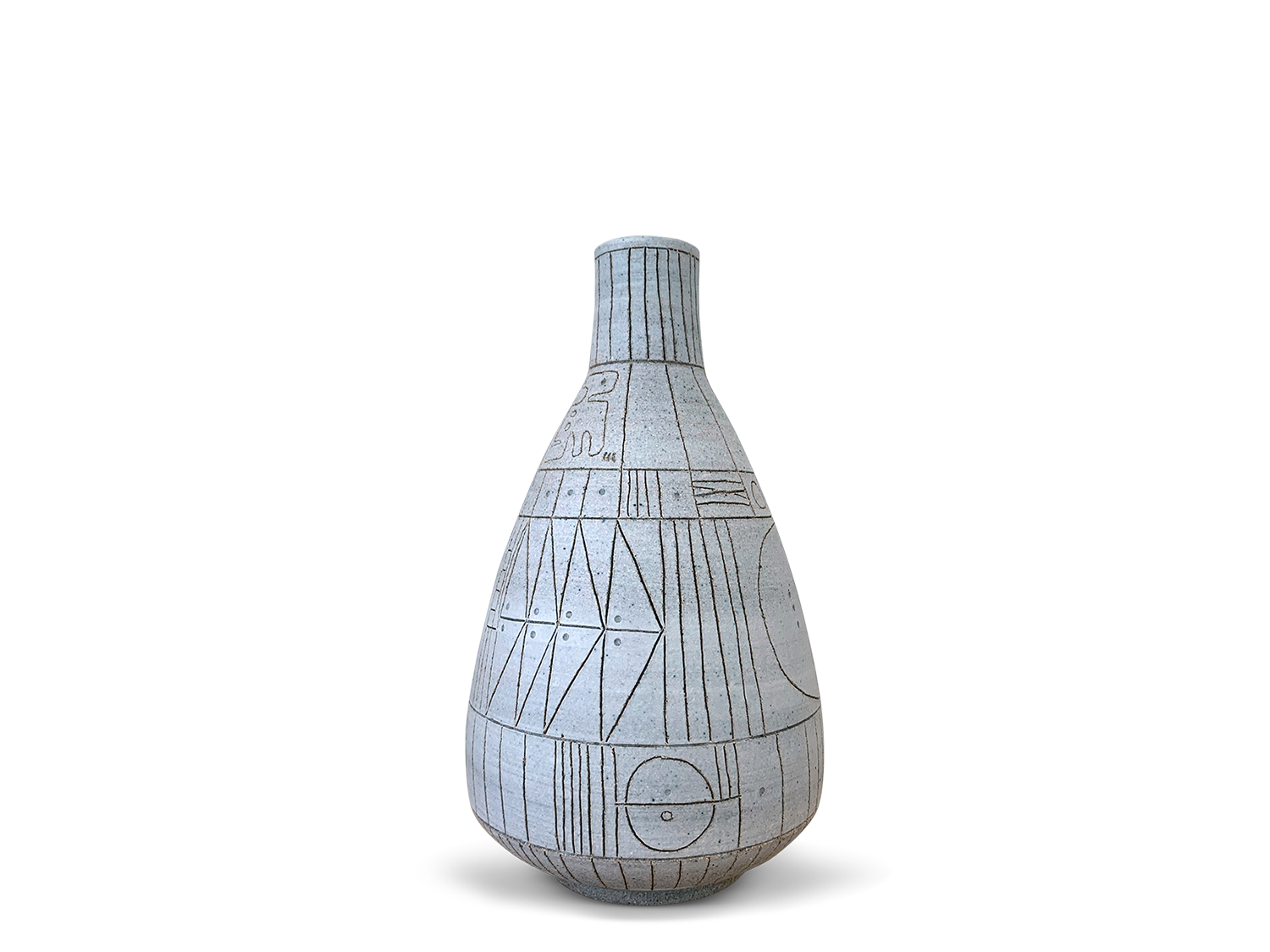 Scribe Flask Vessel