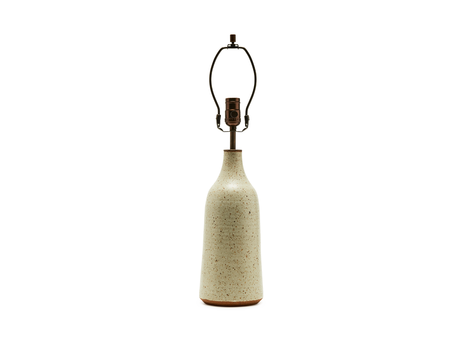 Bottle Lamp - Mottled Ivory