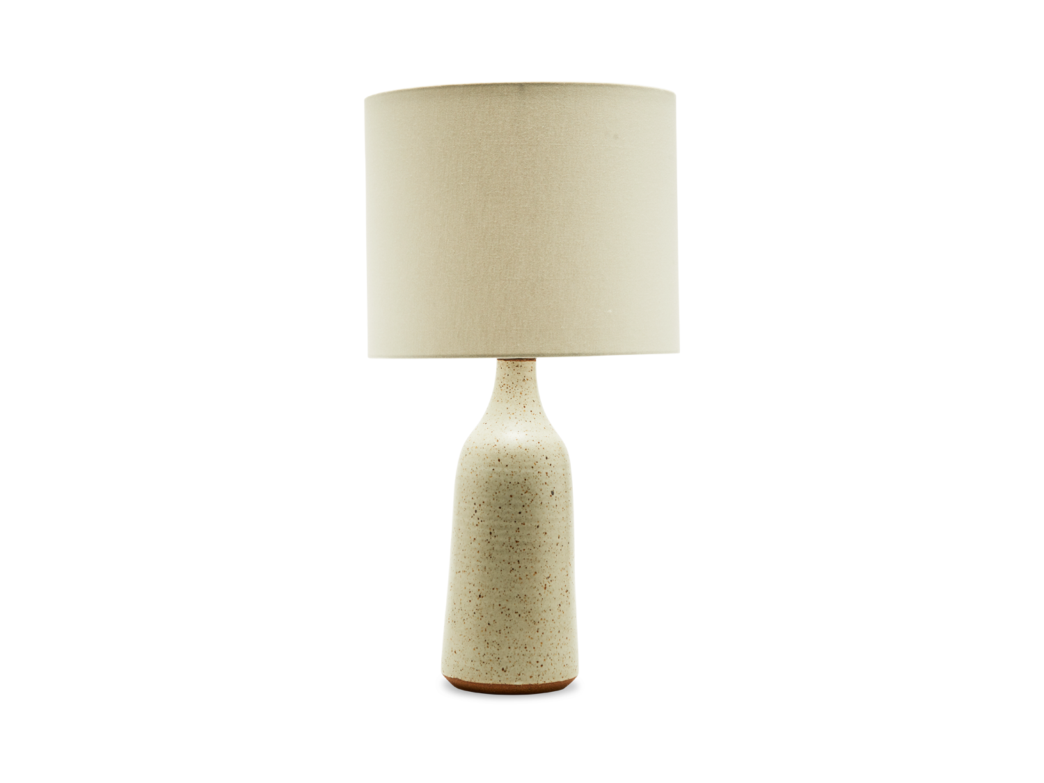 Bottle Lamp - Mottled Ivory